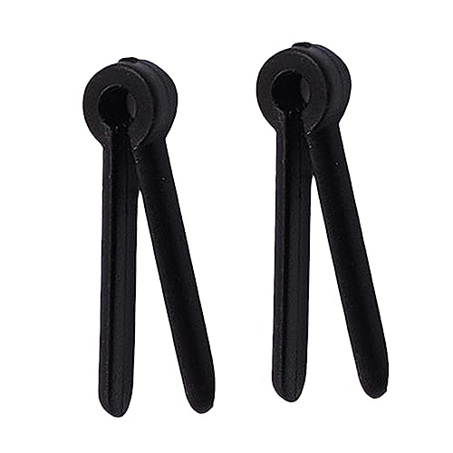 OHPHCALL 2Pcs String Separator Peep Holder Durable Bow Accessories for Easy Installation Portable Bow Tool for Target Shooting Black