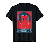 Cool Graphic George W. Bush Face America T Shirt T-Shirt