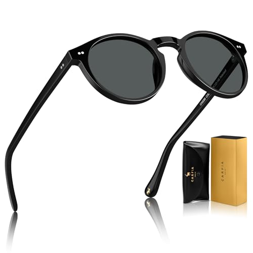 CARFIA Mens Sunglasses Polarised Vintage Eyewear UV400 Protection for Driving Travel