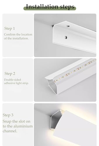 Moldura de cornisa LED para techos riel de iluminación indirecta perfil aluminio 2m 7