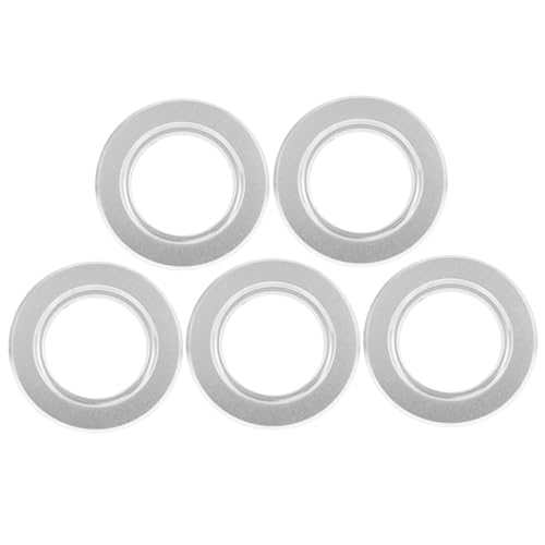 HIAKDOFT 5個 ??用防咬メタルリング 耐久性アイアン製巣穴ガード 木製繁殖箱対応 シンプル設計で取り付け簡単 鳥類繁殖ボックス用アクセサ