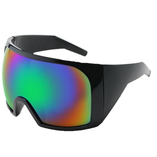 Large-frame wraparound sunglasses ladies and men's integrated eye protection sunglasses