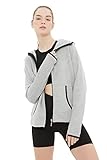 Trendyol Gray Runner-Chaqueta Deportiva Sudadera, S para Mujer