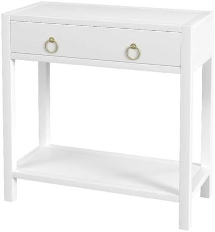 Butler Specialty Lark 30" White Wood 1-Drawer Nightstand
