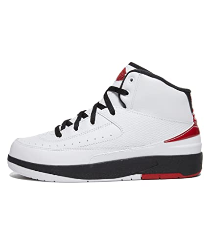 Jordan 2 Retro (Little Kid) White/Varsity Red/Black 2 Little Kid M