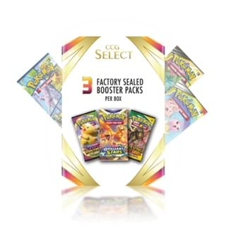 CCG Select3 Booster Pack Bundle Set with CCG Select Deck Box Pack Holder Compatible with Pokemon Cards