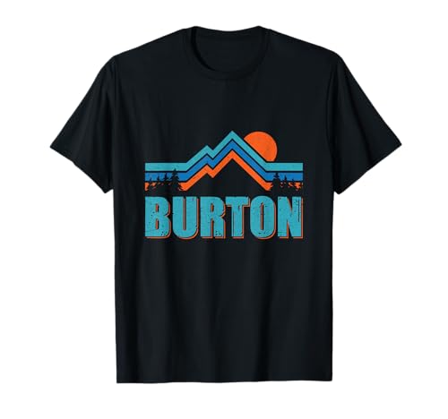 Burton South Carolina Vintage Retro Mountains Outdoor Hiking T-Shirt