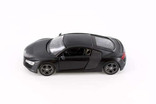 Audi R8 Hard Top, Negro Mate - Modelo a Escala 1:24 miniatura 4