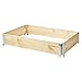 Produktbild rg-vertrieb Palettenrahmen Aufsatzrahmen für Europaletten Hochbeet Gartenbeet Stapelrahmen 120x80x19cm Mengen wählbar (4 Stück)
