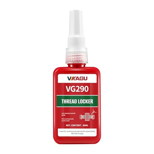 Image of VG290 Green Penetrating Thread Locker and Fixative-Seals and Locks Pre-Assembled Fasteners, Bearings - Prevents Loosening and Resists Corrosion -Penetrates Gaps as Small as 0.05 mm -1.69 oz /50 Ml