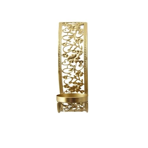 Candelabros de pared dorados para crear un ambiente relajante con aromaterapia en casa