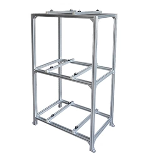 JXYQZD Dreistufiger Bodenständer für Mini-Split-Klimaanlagen-Wärmepumpensystem, Hochleistungs-Kondensatorständer, Wärmepumpen-Grundregal (Size : 90x40x150cm)