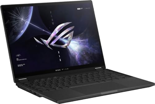 Image of Asus ROG Flow X13 Gaming 2-in-1 Laptop | 13.4 inch FHD+ 120Hz Glossy Touch 100% sRGB | AMD 8-Core Zen 4 Ryzen 9 7940HS (>i9-12900H) | 16GB DDR5 512GB SSD | Backlit FHD IR Camera Win11 Black + HDMI Cable