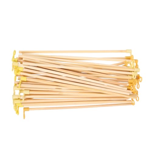ORFOFE 50PCS DIY Handheld Lantern Sticks Sturdy Lantern Poles for Crafting and Replacement Smooth Finish for Festivals and Outdoor Decor