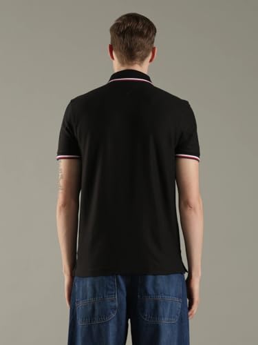Image of Tommy Hilfiger Men Polo Cotton Regular Fit Shirt