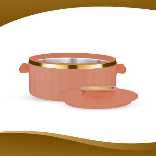 Image of Trueware Celebration Inner Steel Casserole 2300 ML | PU Insulated | BPA Free | Odour Proof | Food Grade| Ideal for Chapatti | Roti | Curd Maker | Thermoware | Hot Pot