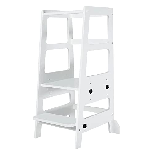 Toddlerstepstooltoddlerkitchenstooladjustableheighttoddlertowerstoolkitchenwoodenhelperstepstoolsforkidswhite  Urban Country Home Decor Toddler step stool toddler kitchen stool adjustable height toddler tower stool kitchen wooden helper step stools for kids white  urban country home decor