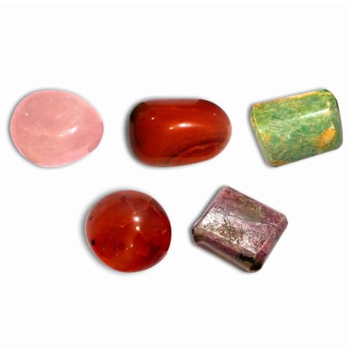 Image of Reiki Crystal Products Certified Natural Crystal Tumble Stone Kit | Multiple Crystal Stone Sets for Meditation, Reiki, Chakra & Spiritual Practices