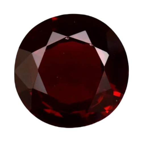 Grenat naturel rond 11,84mm pierre précieuse en vrac à facettes pour fabrication bijoux bague
