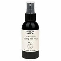 Noseprint Haustier Sonnencreme Spray SPF 50, 100ml, Wasserfest, Lecksicher, UVA/UVB Schutz, Hypoallergen, für Hunde und Katzen