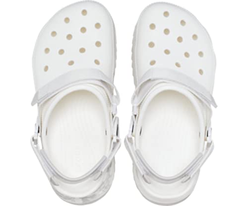 Image of Crocs Unisex Adult Classic Clog 206772-100 White M5W7