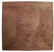 ChargeIt by Jay Square Charger Plate, Mahogany