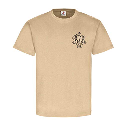 Monogramme Regiment 169 Copytec souvenir militaire beige XXL