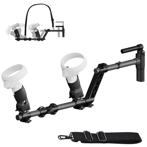 YipuVR VR Gun Stock Compatible with VR Meta Quest 2 Controller Grips, VR Shooting Game Accessories...