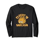 Garfield Fluent in Sarcasm Long Sleeve T-Shirt