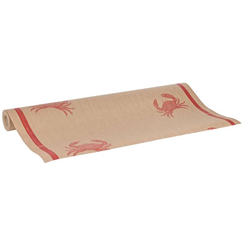 N. F. String & Son Crab Print Paper Table Cover 100 Ft.