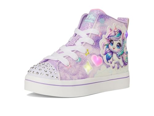 ラッキー Skechers Little Girls' Twinkle Breeze 2.0 - Emoji Magic