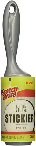 Scotch-Brite 50% Stickier Lint Roller, Works great on dog, cat, and other animal