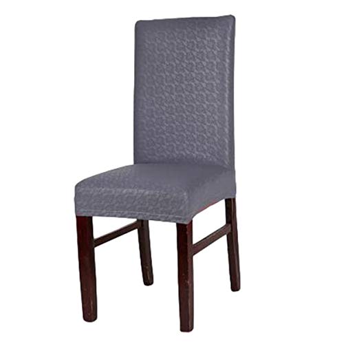 Puro Cuero Color PU Cubierta de la Silla del Spandex del Estiramiento elástico para sillas de Cubierta Cocina del Restaurante del Hotel Boda Cubierta de la Silla, 10, M Cover