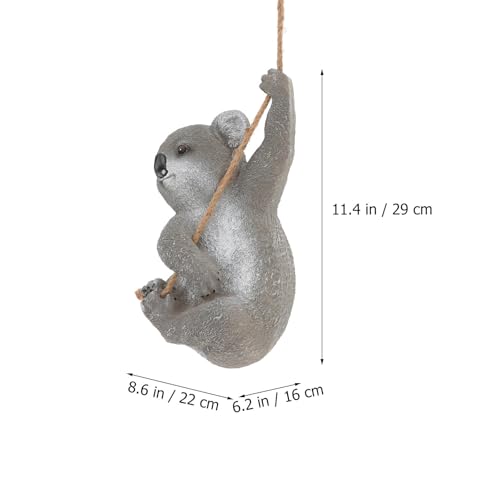Décoration extérieure jardin terrasse avec statue koala en résine