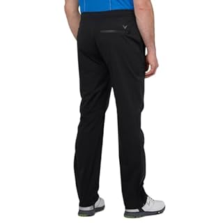 Callaway - Golf Trousers for Men, Waterproof Weather Series Pants, Lightweight and Breathable (Caviar Black)