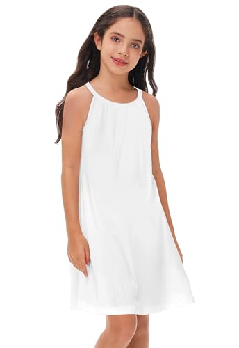 Remimi Girls 4th of July Sleeveless Dresses Summer Beach Tank Sundress 5-14 Years4