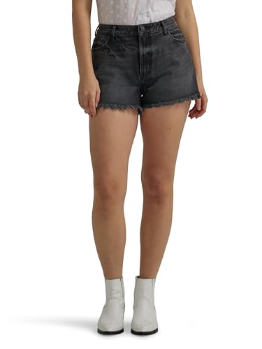 High-Rise Vintage Denim Short Moonlight 12