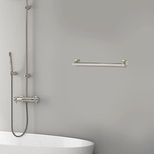 Image of Design House 539130 Millbridge Classic 18-inch Towel Bar for Bathroom Bedroom Closet or Kitchen Satin Nickel