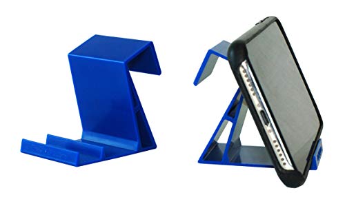 SkyClip Flugzeug-Handyhalter – 2 Stück, Blau, Für IPhone, Android, Tablets, Rücksitz-Tablett