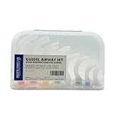 Pelvifine 100% Latex-free Disposable Oral Airway Tube for First Aid Airway Kit With Plastic Case,8 Pieces