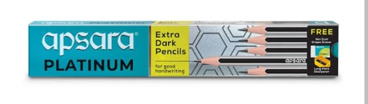 Apsara platinum Pencils,Hexagonal Body for Strong Grip,Extra Dark,Non-Toxic,Pack of 20 Pencils-image-14