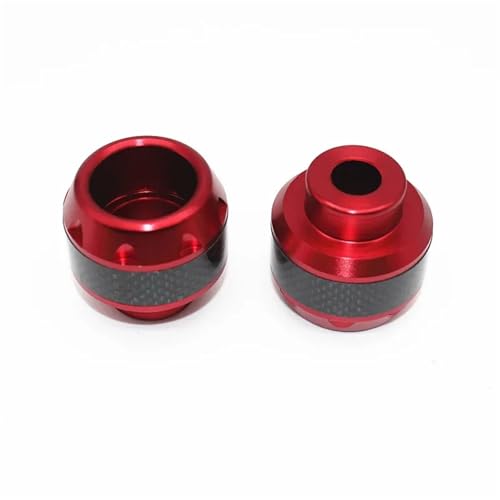 バイク用 エンジンガード ユニバーサルオートバイ落下保護バイクスクータータイヤクラッシュプロテクターホイールタイヤスライダー外装2個 エンジンカバ(Red)