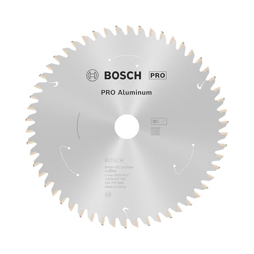 Bosch Professional Disco de sierra circular Standard for Aluminium (aluminio, 165 x 20 x 1,8 mm, 54 dientes, accesorio de sierra circular sin cables)