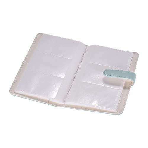 Docooler 108 Bolsos Portátil Mini Álbum De Fotos De Couro Pu Foto Álbum De Fotos Com Fecho Magnético