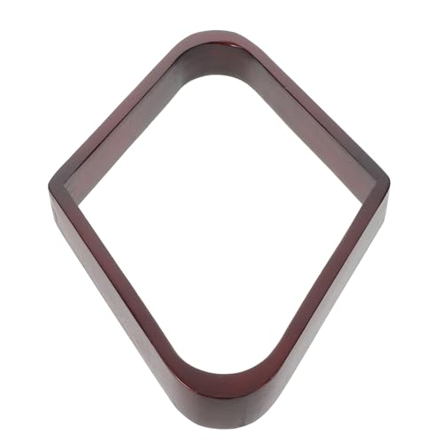 Abaodam Pool Table Ball Holder Refined Wooden 9 Ball Diamond Billiard Rack Billiard Room Accessory
