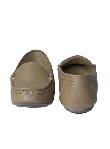 Image of Pluxh Women Ballet Flats | Slip-On Casual & Formal Shoes | Elegant Metal Accent Design, Soft Cushioned Insole with Flexible Anti-Slip Sole | Office Wear, Daily Use & Travel Footwear