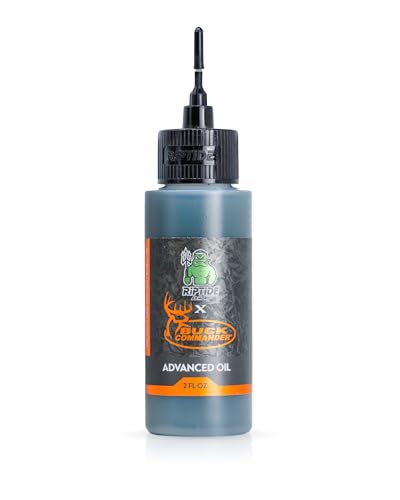 Riptide Armory x Buck Commander Advanced Oil - Long Lasting Graphene Protection - Protect & Prevent Buildup – Effective on All Surfaces - Veteran Founded, Formulated by Former US Navy Seal (2oz)