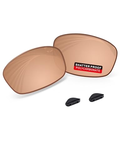Image of PRO+ Polycarbonate Replacement Lenses & Nose Pads for Oakley Fives Squared(4+1) OO9238 Sunglasses