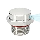 1/2 NPT Stainless Steel Waterproof Breather Valve – Pressure Relief & Ventilation for Hydraulic/Pneumatic Systems, Industrial Enclosures | Dustproof, Rustproof