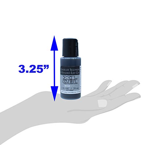 The Beadsmith XL Gel, Liver of Sulfur Extended Life Gel, 1 Fluid Ounce (29ml) Bottle, Apply a Patina Finish to Silver, Copper - Image 3
